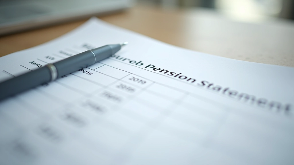 Gros plan sur un relevé de situation avec données personnelles et trimestres cotisés visibles